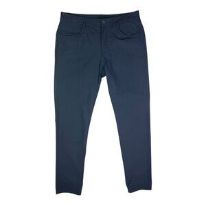 Vuori Size 32 Meta Pant Navy Blue Zip Fly V430